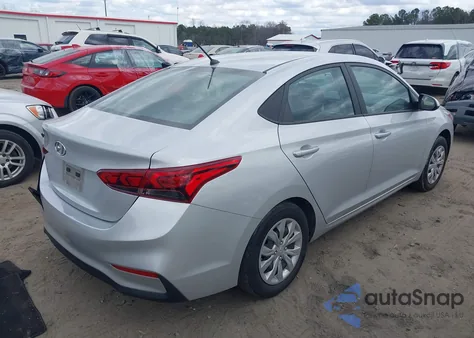 2022 Hyundai Accent Se из США, поврежденный, VIN 3KPC24A65NE154378